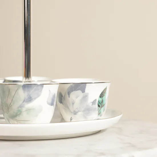 Otantik Marisella Arabic Coffee Set with Stand