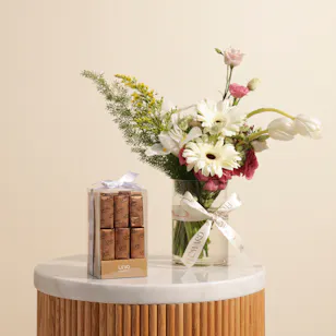 Levo Chocolate Box | Flowers Vase