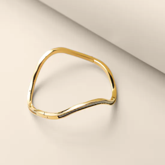 Charriol Forever Gold Plated Women's Bangle