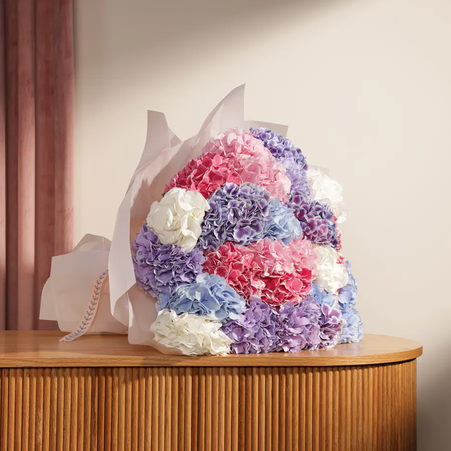 Hydrangea Clolorful Bouquet  6
