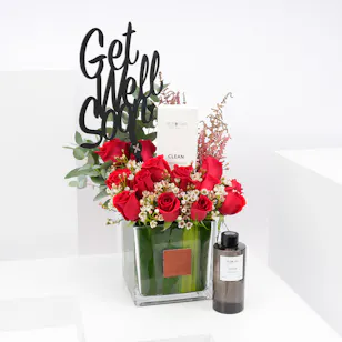 Mubkhar Clean Scented Sticks 220ml | Get Well Soon Blooms Vase Mubkhar Clean Scented Sticks 220ml | Get Well Soon Blooms Vase