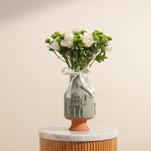 Green Heritage Flowers Vase Green Heritage Flowers Vase