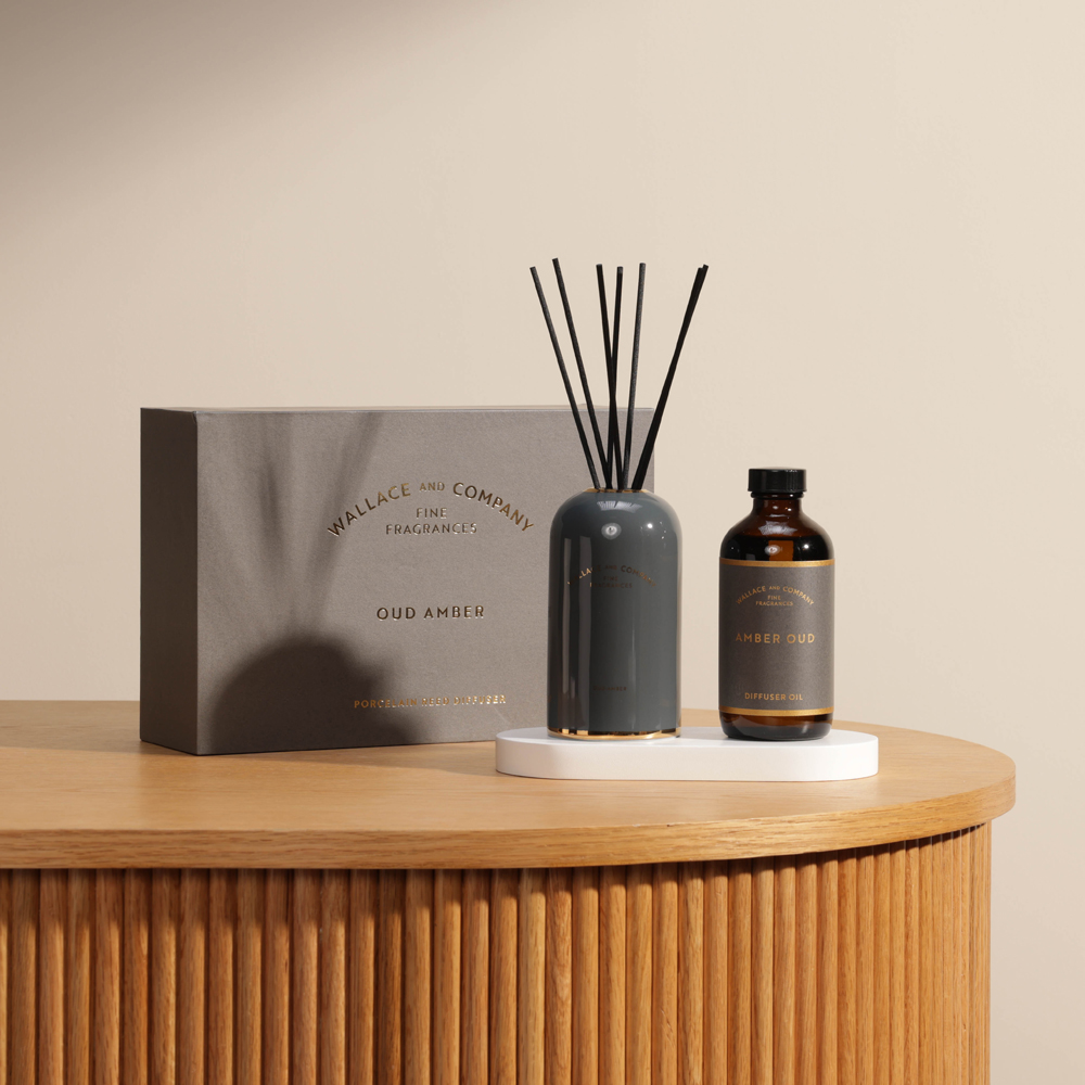 موزع عطر عود العنبر من والاس آند كو
