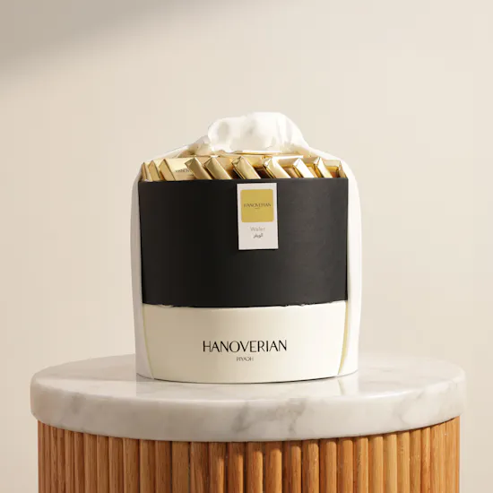 Hanoverian Yellow Wafer Chocolate Box