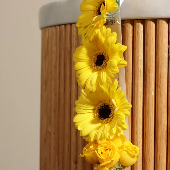 Yellow Flowers Necklace