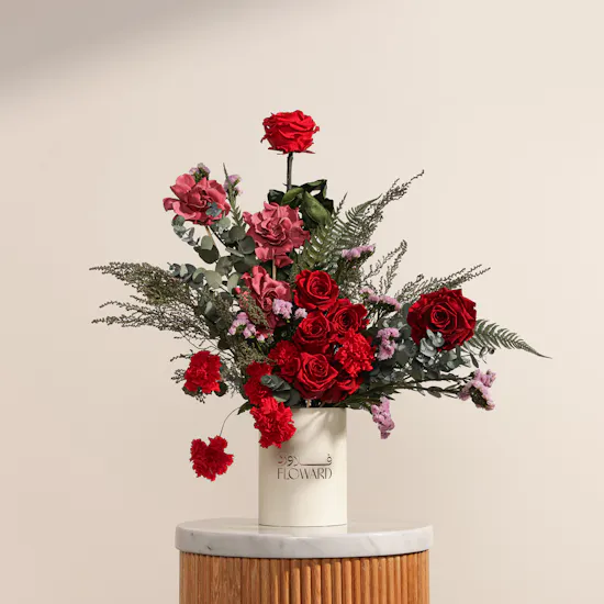 Soft Glow Preserved Flower Box