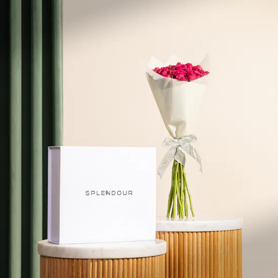 Splendour Amber Home Fragrance Set | Blissful Baby Rose Bouquet