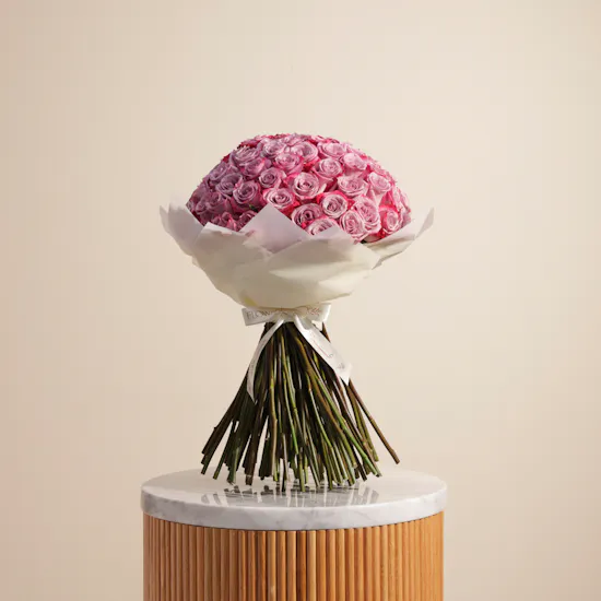 Magical Purple | 100 Rose Bouquet
