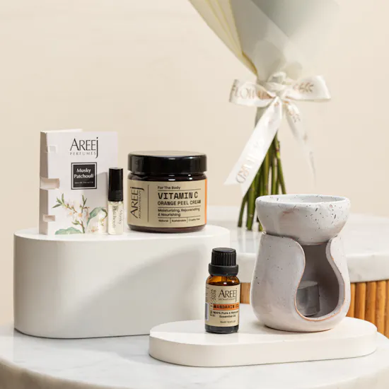 Areej Happiness Gift Set | Joyful Garden Flowers Bouquet
