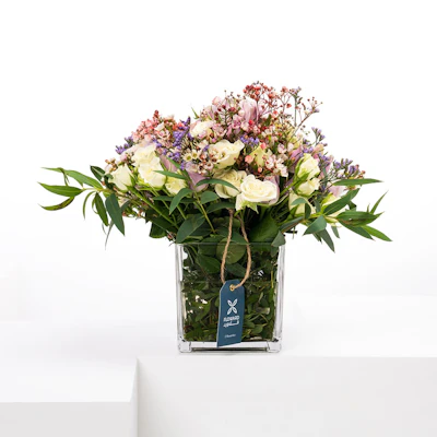 Glowie Flowers | Square Vase Glowie Flowers | Square Vase