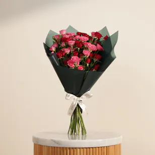 Soft Enchantment Flower Bouquet | 15 Flowers