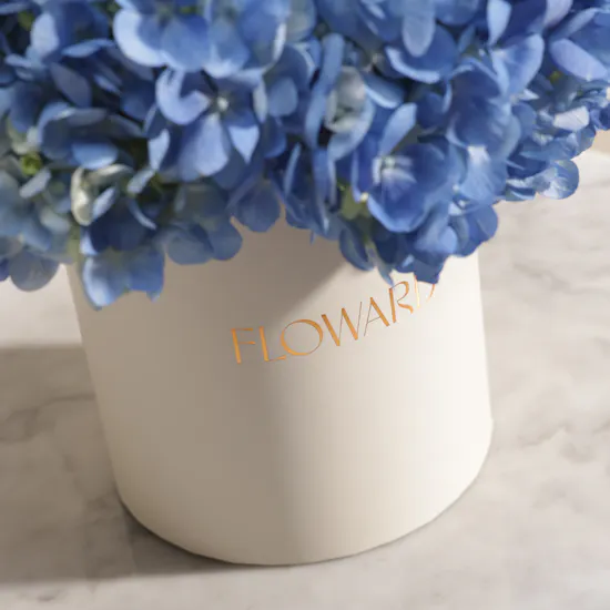 Graceful Blue Hydrangea Box | 6 Flowers