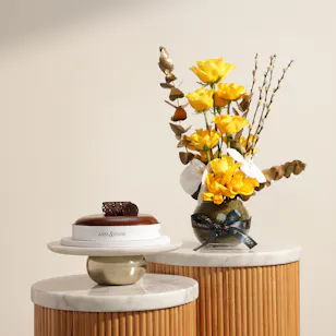 Aani & Dani Galaxy Cake | Touch of Delight Flower Vase