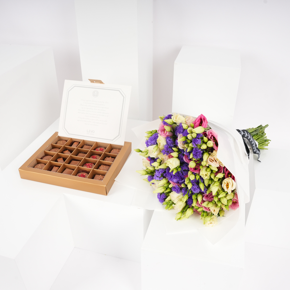 Levo Small Chocolate Box | Devotion Bouquet 