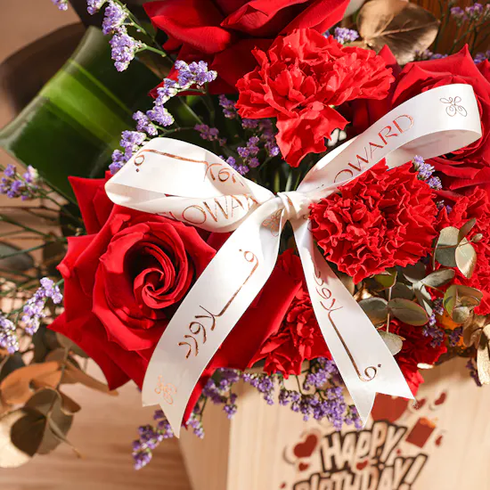 Radiant Birthday Flowers Box