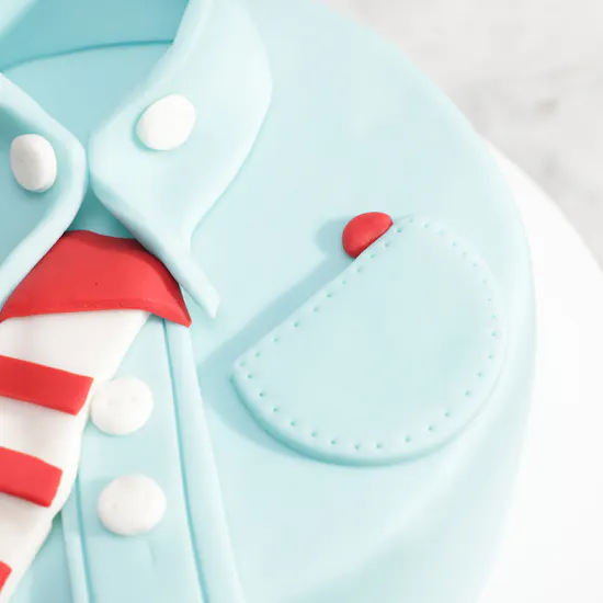 NJD Tie and Shirt Cake