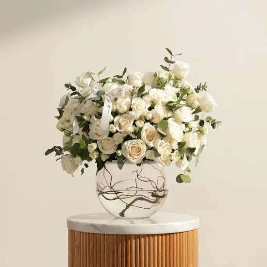Calm Radiance Flower Vase