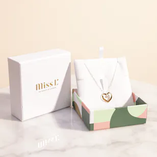 Miss L by L’azurde Heart Gold Necklace Miss L by L’azurde Heart Gold Necklace
