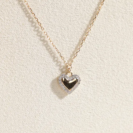 Miss L' by L'azurde Heart Kids Necklace
