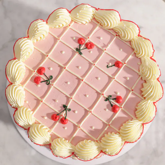 Floward Cherry Sweetheart Cake