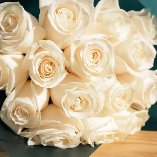 Eternal Grace White Rose Bouquet