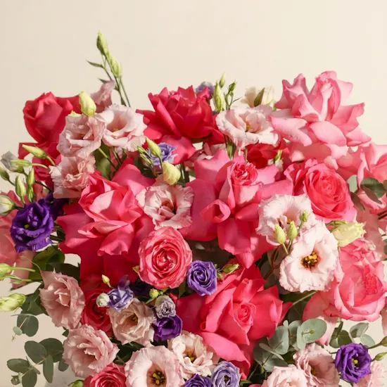 Color Symphony Flowers Vase