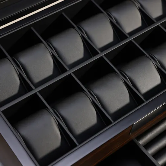 Heisse & Söhne Wooden Watches and Jewelry Brown Box