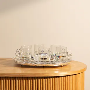 Queen Anne 9-Piece Silver-Plated Tea Set
