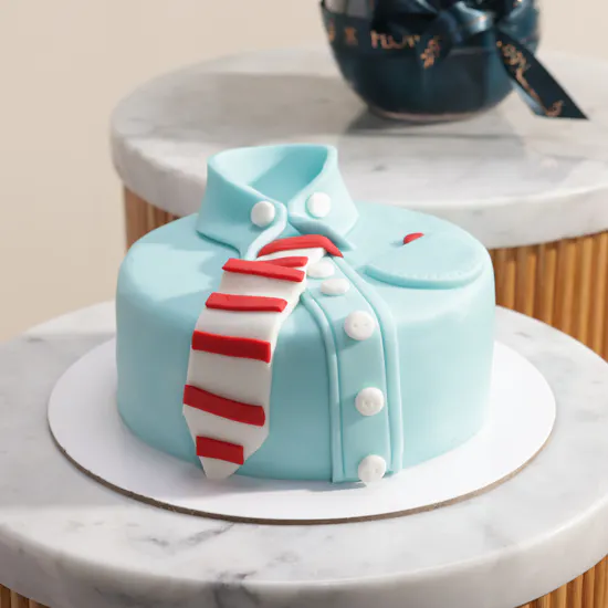 NJD Tie and Shirt Cake | Ocean Whisper Flowers
