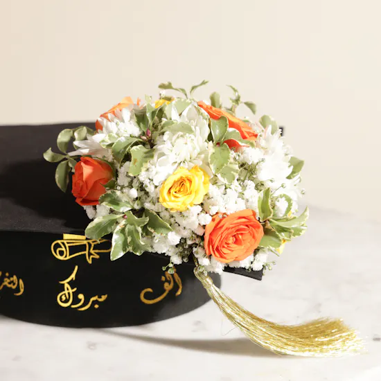 زهور لحظات الفخر للتخرج