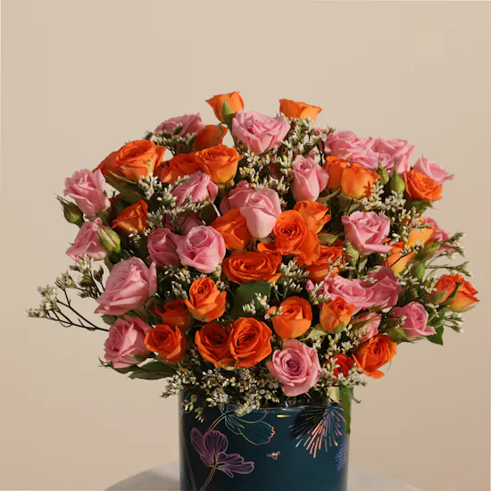 New Year's Enchanting Baby Rose Box