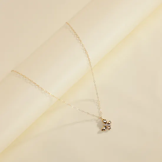 Miss L' by L'azurde Butterfly Diamonds Necklace