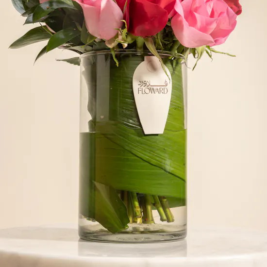 Elegant Roses Vase