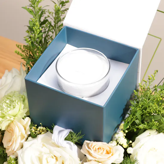 Floward Orange Blossom Candle | Peach Rose