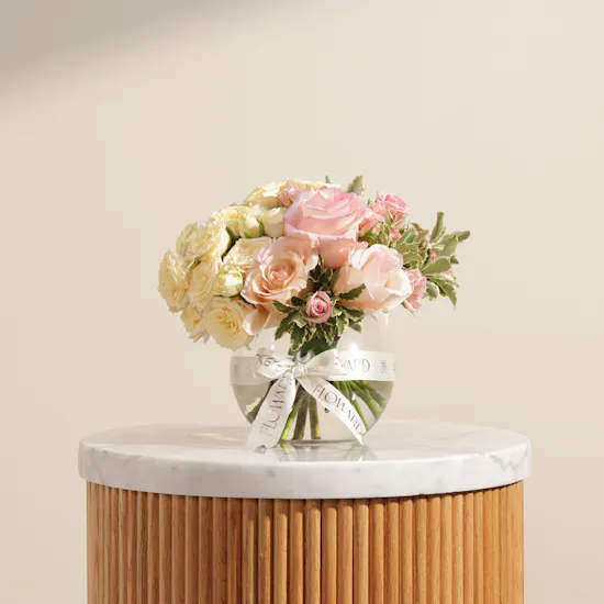 Shiny Flowers Vase