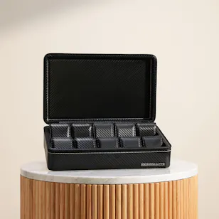 Heisse & Söhne Designhütte Black Tampa Carbon Watch Box | 10 Slots