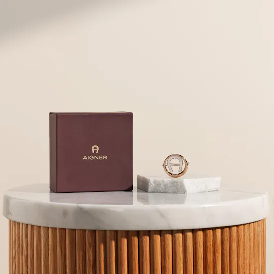 Aigner Rose Gold Brooch