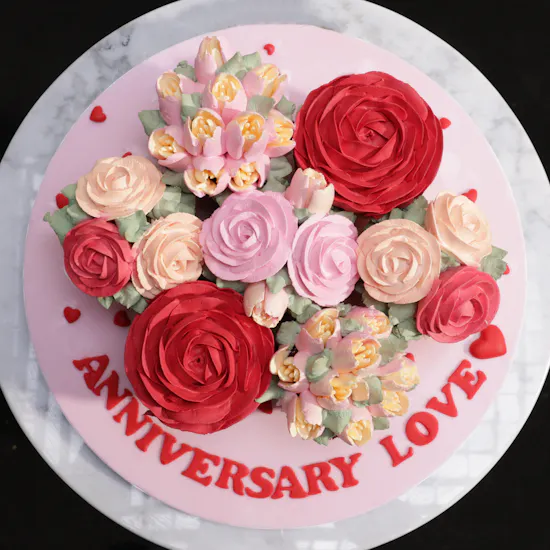 Floward Love Floral Cupcakes Bouquet