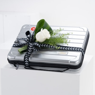 Oliban 7 Winders (Silver) with Flowers