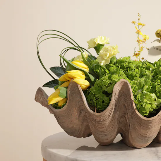Summer Breeze Flower Shell Vase