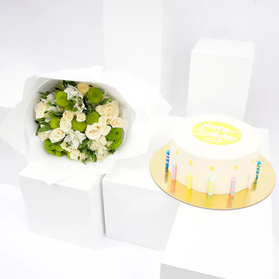 Helen's Bakery Birthday Cake | Soft Blooms