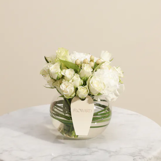 Serenity Garden Flowers Vase