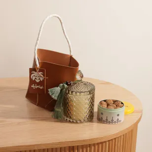 Nagwa Eid Treats Leather Bag