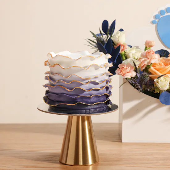 Floward Purple Cake | It's a Boy Flowers