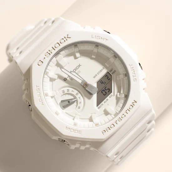 Casio G-Shock Analog Digital White Resin Men's Watch