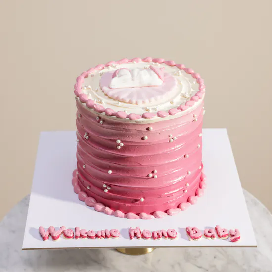 Floward Welcome Baby Girl Premium Cake