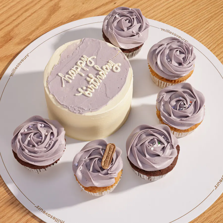 Millesaveurs Cake and Cup Cakes | Birthday Flowers 2