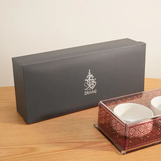Dimlaj Darza Serving Bowls & Tray Porcelain Set