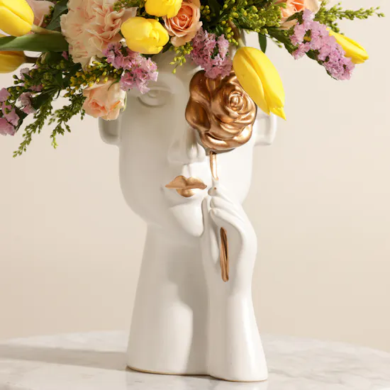 Radiant Muse Flower Vase
