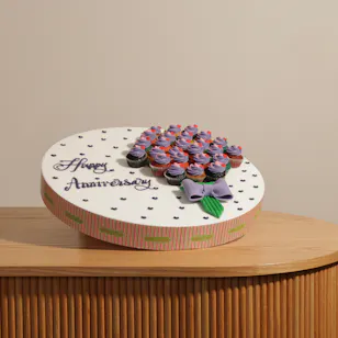 Helen's Mini Cup Cakes with Your Message
